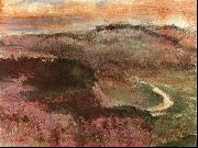 Edgar Degas Landscape with Hills oil on canvas